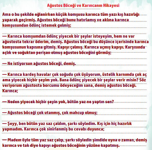 6. Sınıf Türkçe Ders Kitabı Cevapları Sayfa 129 MEB Yayınları (Balıkçıl Metni)
