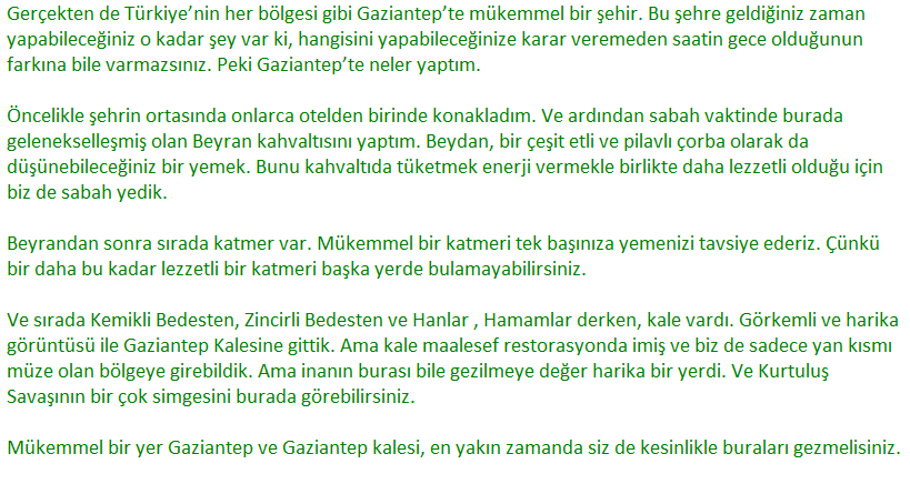 6. Sınıf Türkçe Ders Kitabı Cevapları Sayfa 149 MEB Yayınları (Afyon Metni)