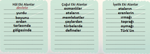 6. Sınıf Türkçe Ders Kitabı Cevapları Sayfa 179 MEB Yayınları (Anadolu)3