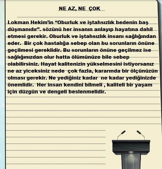 6. Sınıf Türkçe Ders Kitabı Cevapları Sayfa 217 MEB Yayınları (Yemek, İçmek ve Sindirmek )