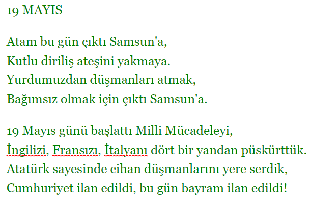 3. Sınıf Türkçe Ders Kitabı Cevapları Sayfa 248 MEB Yayınları (19 Mayıs)