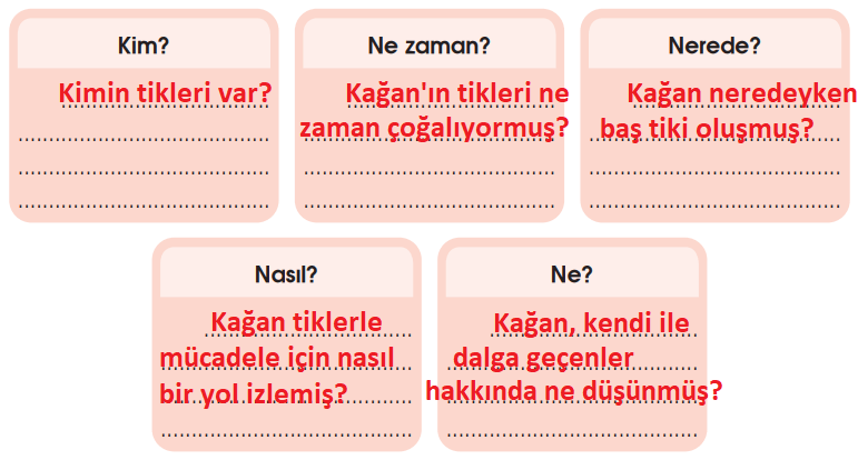 4. Sınıf Türkçe Ders Kitabı Cevapları Sayfa 210 Özgün Yayınları (Elimde Değil)