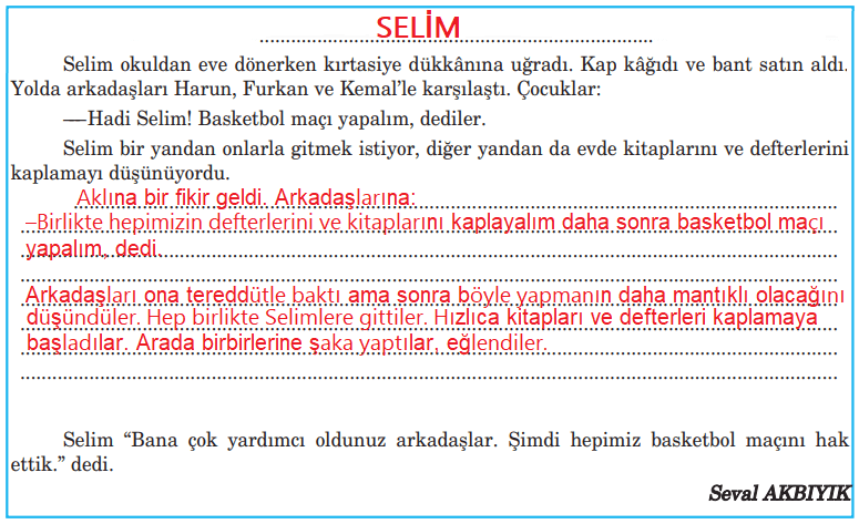 5. Sınıf Türkçe Ders Kitabı Cevapları Sayfa 211 Anıttepe Yayınları (Büyüklere Saygı)