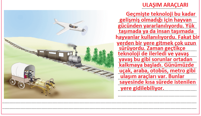 5. Sınıf Türkçe Ders Kitabı Cevapları Sayfa 235 Anıttepe Yayınları (Akıllı Ulaşım Sistemleri)