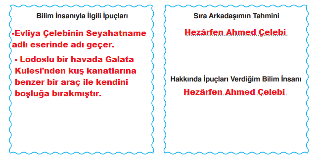 6. Sınıf Türkçe Ders Kitabı Cevapları Sayfa 202 ATA Yayınları (Aziz Sancar)