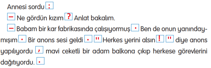 3. Sınıf Türkçe Ders Kitabı Cevapları Sayfa 136 Gizem Yayıncılık (Kar Fabrikası Metni)