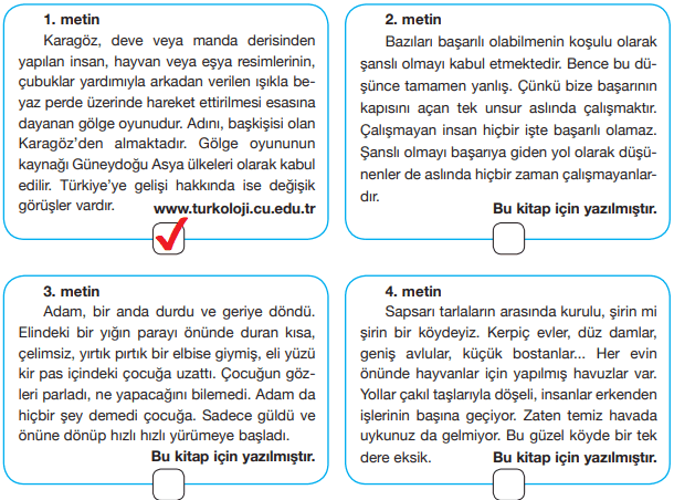 7. Sınıf Türkçe Ders Kitabı Cevapları Sayfa 168 ÖZGÜN Yayınları (Anadolu Davulu Metni)