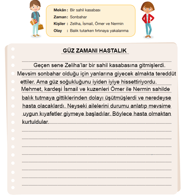 7. Sınıf Türkçe Ders Kitabı Cevapları Sayfa 188 ÖZGÜN Yayınları (Karagöz İle Hacivat Metni)