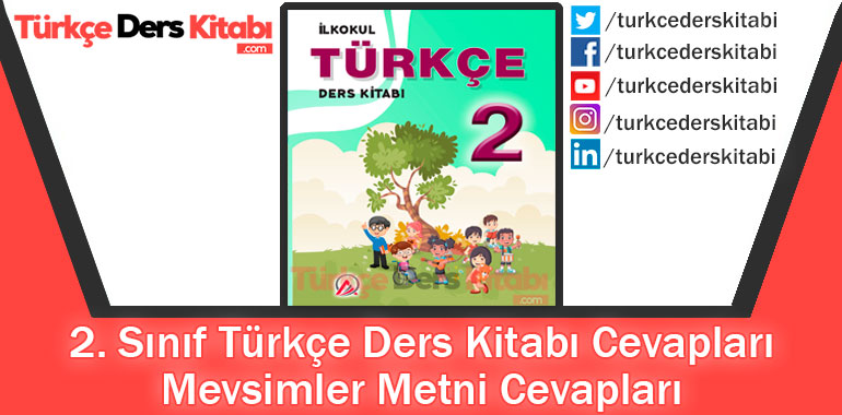 Mevsimler Metni Cevapları (2. Sınıf Türkçe ADA)