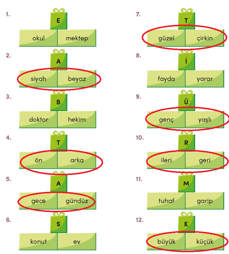 3. Sınıf Türkçe Ders Kitabı Cevapları Sayfa 47 MEB Yayınları (Milli Marşımız Metni)