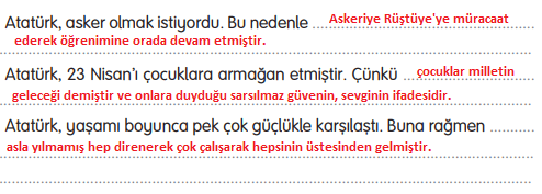 3. Sınıf Türkçe Ders Kitabı Cevapları Sayfa 64 Gizem Yayıncılık (2. Temada Öğrendiklerimizi Değerlendirelim)1