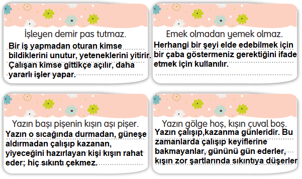 3. Sınıf Türkçe Ders Kitabı Cevapları Sayfa 71 Gizem Yayıncılık (Mutluluk Pınarı Metni)