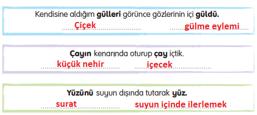 3. Sınıf Türkçe Ders Kitabı Cevapları Sayfa 90 Gizem Yayıncılık (3. Temada Öğrendiklerimizi Değerlendirelim)