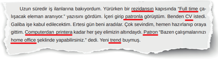 8. Sınıf Türkçe Ders Kitabı Cevapları Sayfa 203 MEB Yayınları (Kız Kulesi Metni)