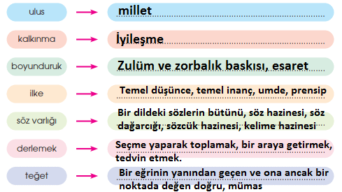 4. Sınıf Türkçe Ders Kitabı Cevapları Sayfa 50 Özgün Yayınları (Dil Devrimi Yapılıyor Metni)