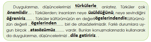 4. Sınıf Türkçe Ders Kitabı Cevapları Sayfa 54 Özgün Yayınları (Dil Devrimi Yapılıyor Metni)