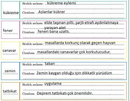 5. Sınıf Türkçe Ders Kitabı Cevapları Sayfa 88 Anıttepe Yayınları (Deprem Metni)