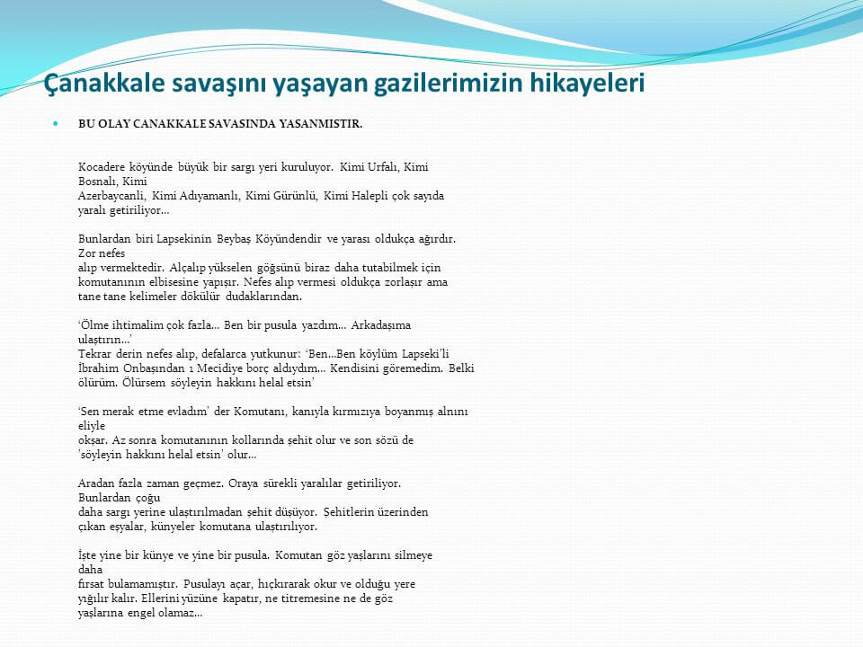 8. Sınıf Türkçe Ders Kitabı Cevapları Sayfa 60 MEB Yayınları (Kınalı Ali'nin Mektubu Metni)