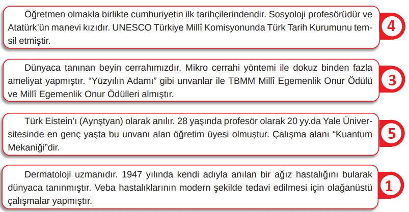 8. Sınıf Türkçe Ders Kitabı Cevapları Sayfa 93 MEB Yayınları (Simit Ve Peynir'le Bilim İnsanı Öyküleri Metni)