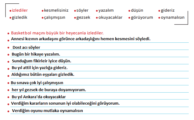 7. Sınıf Türkçe Ders Kitabı Cevapları Sayfa 26 MEB Yayınları (Ana İşsiz Kalınca Metni)