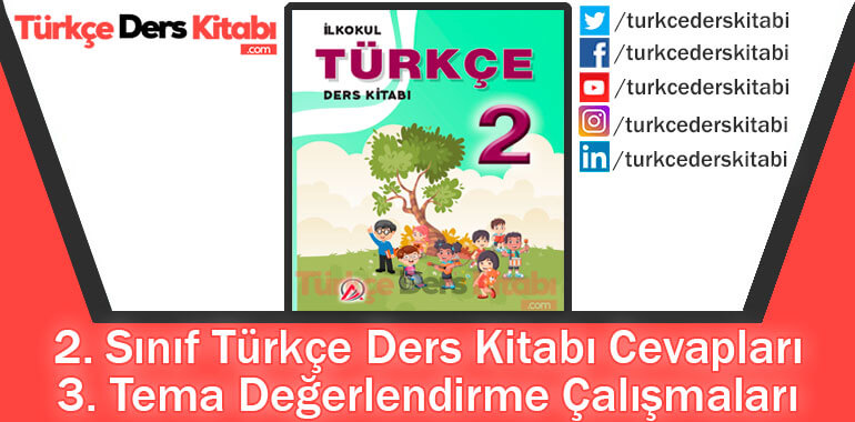 3. Tema Değerlendirme Çalışmaları Cevapları (2. Sınıf Türkçe ADA)