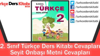 Seyit Onbaşı Metni Cevapları (2. Sınıf Türkçe ADA)