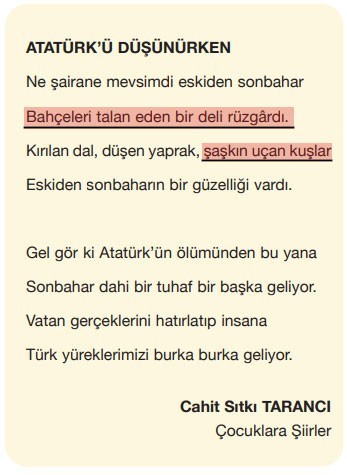 7. Sınıf Türkçe Ders Kitabı Cevapları Sayfa 63 ÖZGÜN Yayınları (Bir Mustafa Kemal Vardı)