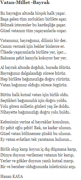 7. Sınıf Türkçe Ders Kitabı Cevapları Sayfa 67 ÖZGÜN Yayınları (Bayrağımızın Altında)1