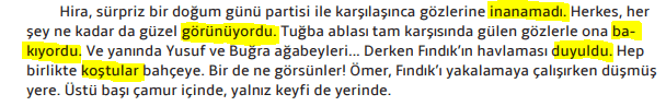 7. Sınıf Türkçe Ders Kitabı Cevapları Sayfa 69 MEB Yayınları (2. Tema Değerlendirme Soruları)