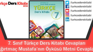 Sığırtmaç Mustafa’nın Öyküsü Metni Cevapları (7. Sınıf Türkçe MEB)