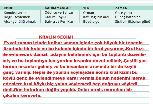 7. Sınıf Türkçe Ders Kitabı Cevapları Sayfa 129 MEB Yayınları (Akıllı Evlat Metni)