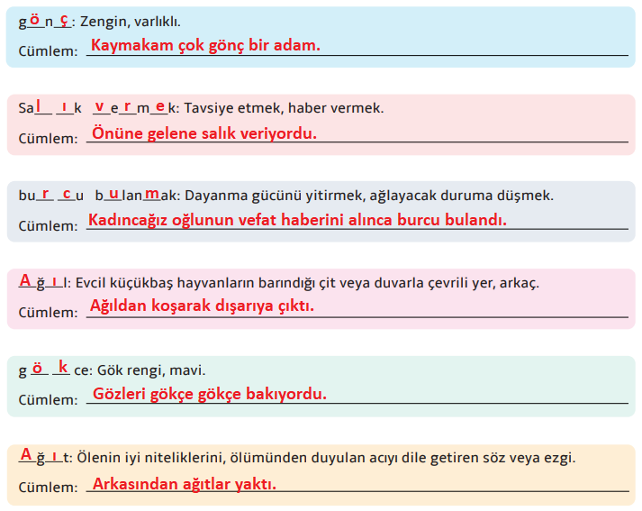 7. Sınıf Türkçe Ders Kitabı Cevapları Sayfa 175 MEB Yayınları (Yusufçuk Metni)1