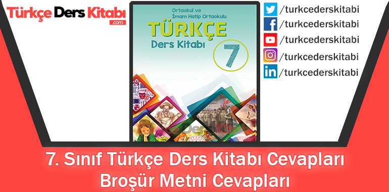 Broşür Metni Cevapları (7. Sınıf Türkçe MEB)