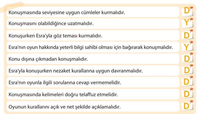 4. Sınıf Türkçe Ders Kitabı Cevapları Sayfa 76 KOZA Yayınları (2.Tema Değerlendirme Çalışmaları)