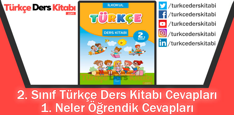 1. Neler Öğrendik Cevapları (2. Sınıf Türkçe Bilim ve Kültür)