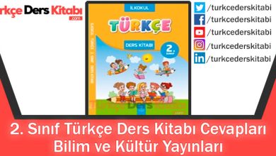 2. Sınıf Türkçe Ders Kitabı Cevapları Bilim ve Kültür Yayınları 2023