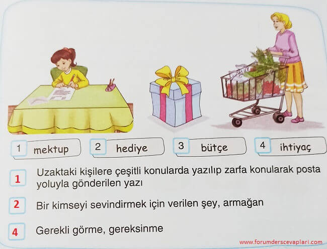 3. Sınıf Türkçe Ders Kitabı Cevapları Sayfa 33 Sonuç Yayıncılık (Hediye Seçimi Metni)