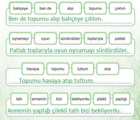 3. Sınıf Türkçe Ders Kitabı Cevapları Sayfa 64 Sonuç Yayıncılık (Yeni Kırmızı Topum Metni)