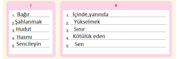 6. Sınıf Türkçe Ders Kitabı Cevapları Sayfa 61 Anka Yayıncılık (Bu Vatan Kimin Metni)