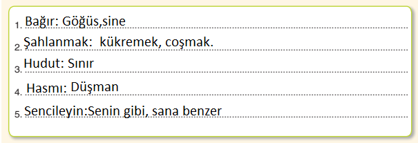 6. Sınıf Türkçe Ders Kitabı Cevapları Sayfa 61 Anka Yayıncılık (Bu Vatan Kimin Metni)1