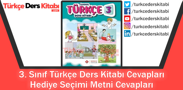 Hediye Seçimi Metni Cevapları (3. Sınıf Türkçe Sonuç)