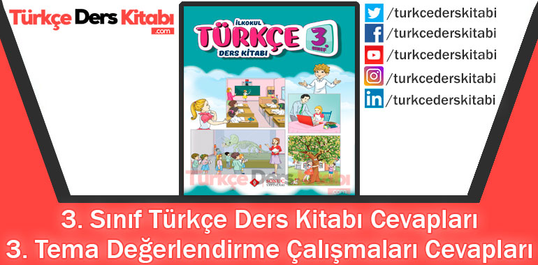 3. Tema Değerlendirme Çalışmaları Cevapları (3. Sınıf Türkçe Sonuç)