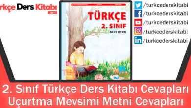 Uçurtma Mevsimi Metni Cevapları (2. Sınıf Türkçe MEB)