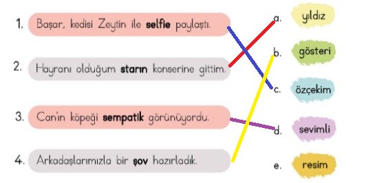 4. Sınıf Türkçe Ders Kitabı Cevapları Sayfa 14 MEB Yayınları (Türkçe Konuş)