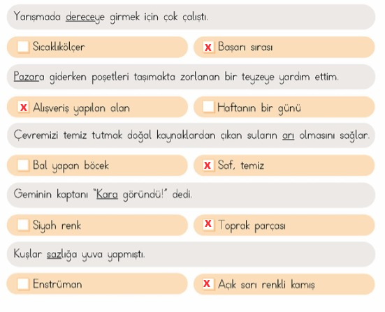 4. Sınıf Türkçe Ders Kitabı Cevapları Sayfa 49 MEB Yayınları (Gözüm Arkada Kalmayacak )