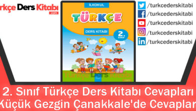 Küçük Gezgin Çanakkale'de Metni Cevapları (2. Sınıf Türkçe Bilim ve Kültür)