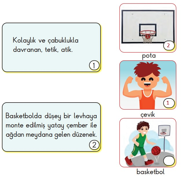 2. Sınıf Türkçe Ders Kitabı Cevapları Sayfa 136 MEB Yayınları (Ve Basket)