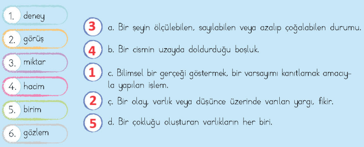 4. Sınıf Türkçe Ders Kitabı Cevapları Sayfa 134 MEB Yayınları (4. Tema Değerlendirme Çalışması)