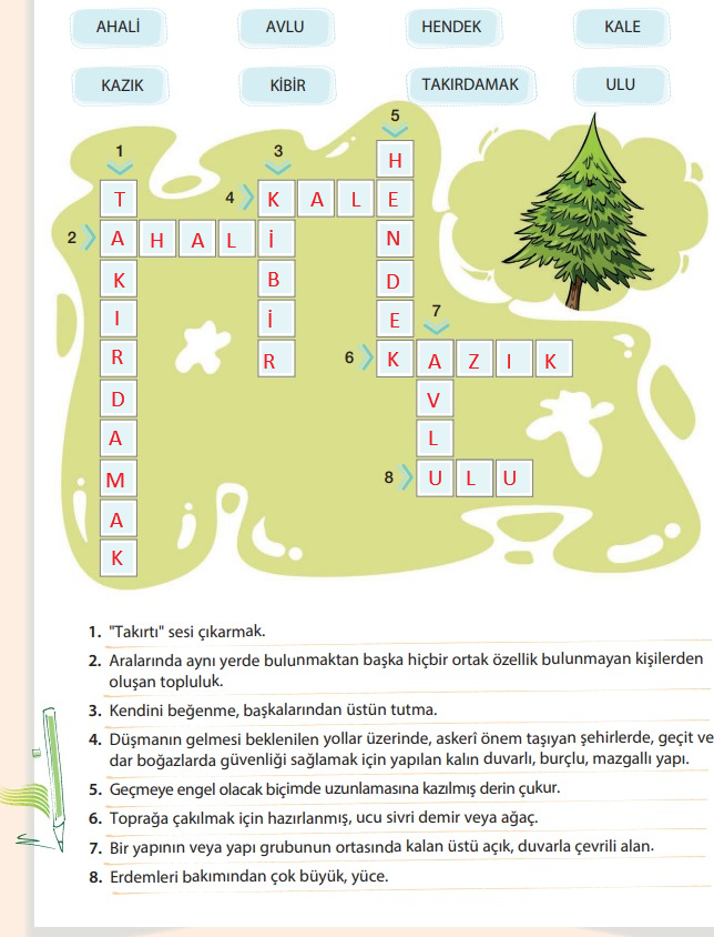 5. Sınıf Türkçe Ders Kitabı Cevapları Sayfa 137 KOZA Yayıncılık (Küçük Çam Ağacı)