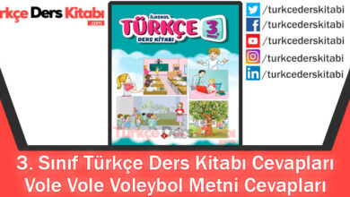 Vole Vole Voleybol Metni Cevapları (3. Sınıf Türkçe Sonuç)